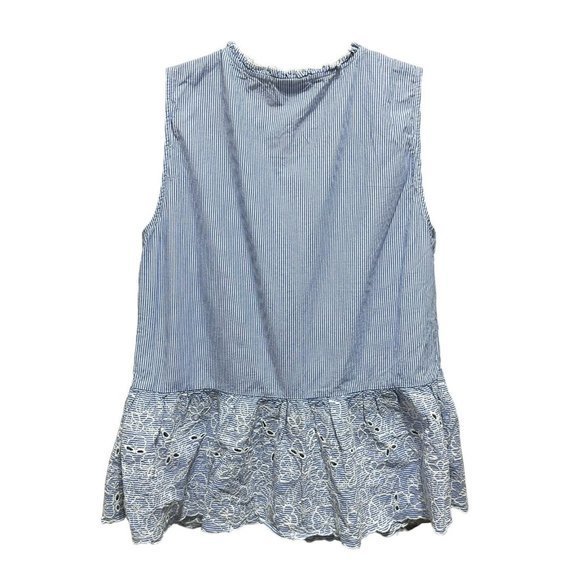 Liz Claiborne Top Womens L Fairy Cottagecore Feminine Romantic Dainty Eyelet - Picture 3 of 6